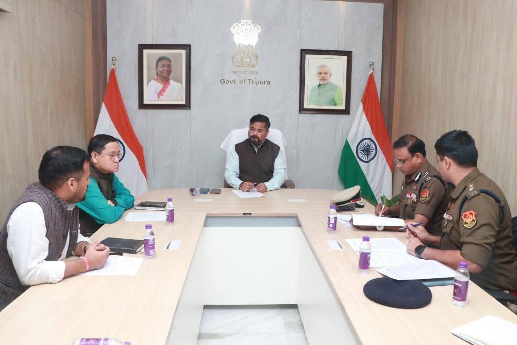 পর্যটনমন্ত্রী সুশান্ত চৌধুরীর নেতৃত্বে Unity Promo Fest 2025 সমাপনী অনুষ্ঠান নিয়ে প্রস্তুতিমূলক বৈঠক—সচিবালয়, আগরতলা