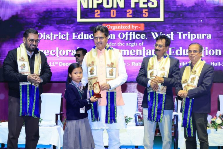 নীপুণ ভারত মিশনের বর্ষপূর্তি উদযাপন; আগরতলায় জেলা-স্তরের উৎসবে মুখ্যমন্ত্রী মানিক সাহা